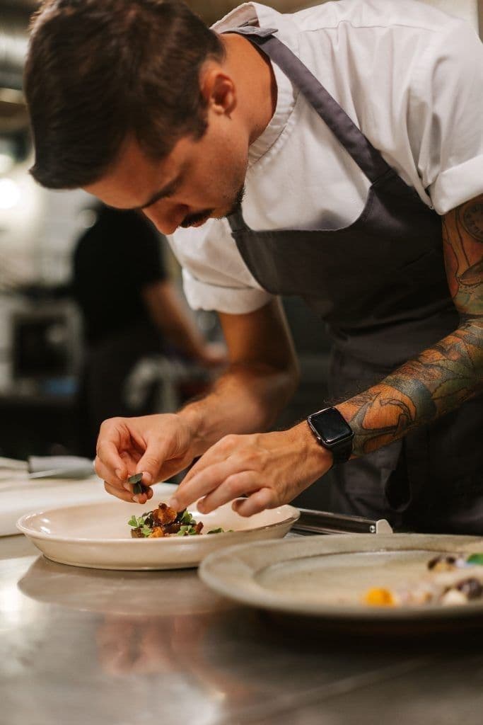 Chef plating
